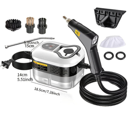 High Temperature Steam Cleaner Handheld Carpet Cleaner High Pressure for Kitchen Grease Sofa Air Conditioner Washing Machine Tile Grout Easy Carry Home Use