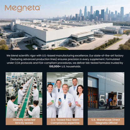 Megneta Formula Capsule Supplement, 60-Count Bottles in One-, Two- or Three-Bottle Package Options