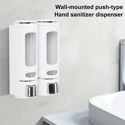 Wall-Mounted Soap Dispenser with 53 oz 1500 ml Source Capacity and Black, White or Golden Finish