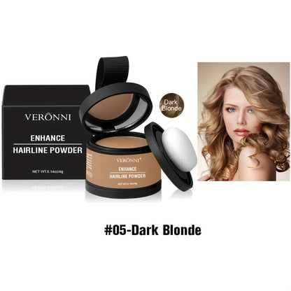 Hairline Shadow Powder Kit with Brush — Waterproof Hairline Concealer & Hair Root Touch Up Powder | Instant Fuller-Looking Hairline | 6 Shades for Women & Men All Hair Types