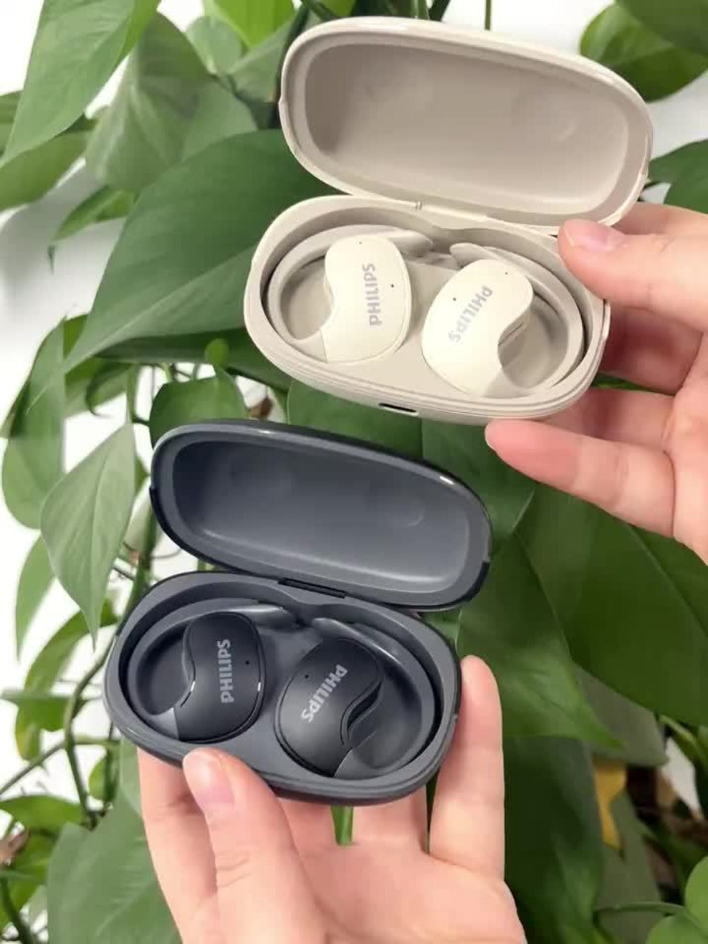 Philips TAT2708 True Wireless Earbuds, Stereo Surround Sound ENC Noise Cancellation Touch Controls Built-in Mic, 24H Polymer Battery USB-C Fast Charging Case, Lightweight for Commuting Workouts Daily Use