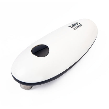 Electric Can Opener One Touch – Automatic 360° Rotation for All Can Sizes, Smooth Safe Edge, Battery Operated, Ideal for Seniors & Arthritic Hands, Kitchen Gadget