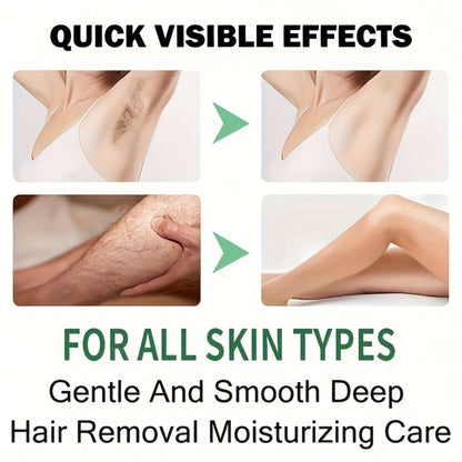 Hair Removal Cream ROZINO 100g Coconut and Squalane Tube with Carton for External Body Grooming