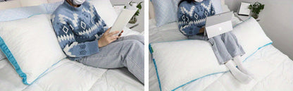 Body Pillow for Adults Full Body Pillow Firm Long Sleeping Pillow for Back Stomach Side Sleeper Bed Pillow Support Pregnancy Pillow Grey Pink