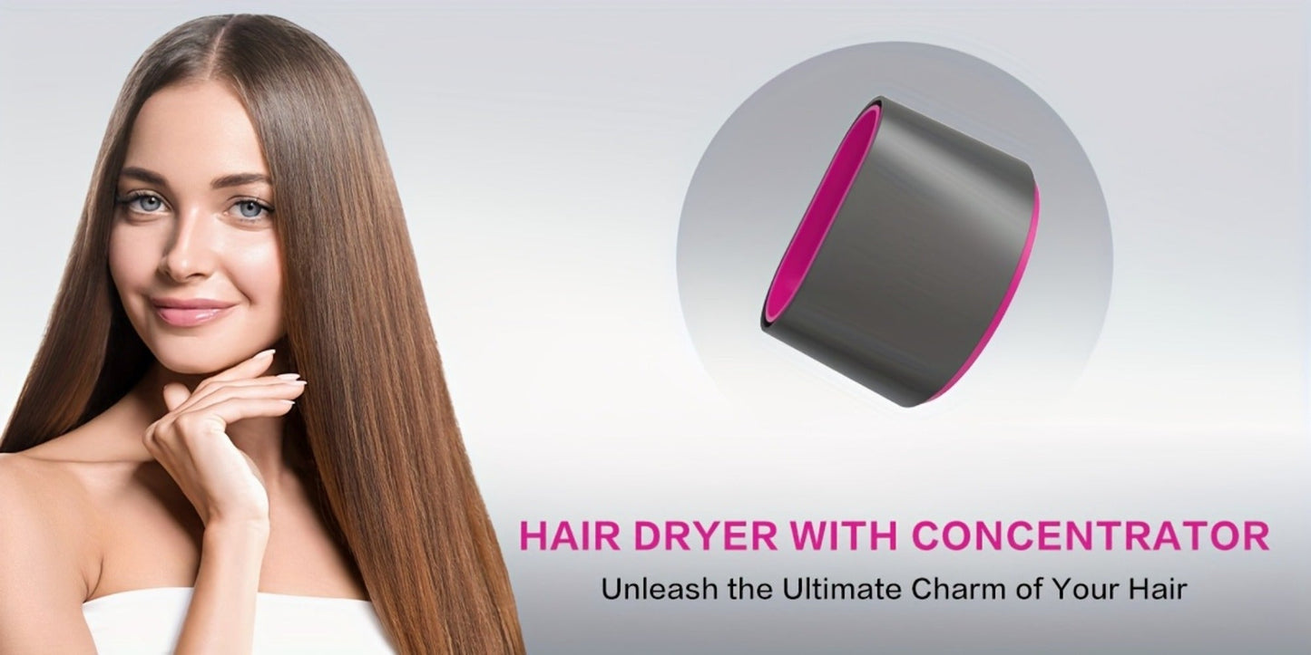 Diffuser Hair Dryer for Curly Hair 1875W Ionic Blow Dryer - Lightweight Compact Professional Frizz Control Fast Drying Styling Tool for Women Men Gray White