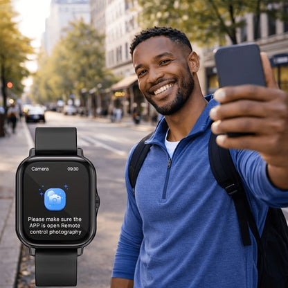 Smartwatch – with Remote Photo Control & HD Voice Calling, Large Screen Unisex , Message Notifications, Multiple Sport Modes, Heart Rate…