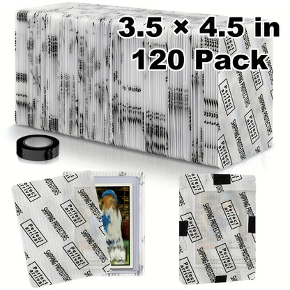 Bulk Rigid Trading Card Shipping Protectors, 3.5 x 4.5 Inch, in 60, 120 or 510 Count Packs