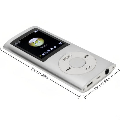 Wired MP3 and MP4 Player with 64GB Card Support, 8-Hour Battery and Six Model Options with Earphones