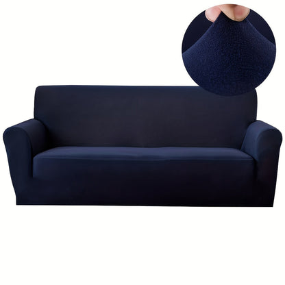 Sofa Cover Elastic Anti-Slip Stretch Slipcover for 1, 2, 3 or 4-Seater Sofas in Seven Solid Colors