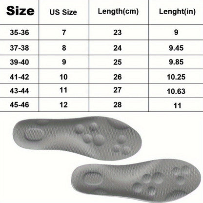 Three-Pair 4D Foam Shoe Inserts in Gray or Orange with Five EU Size Options for Everyday Footwear