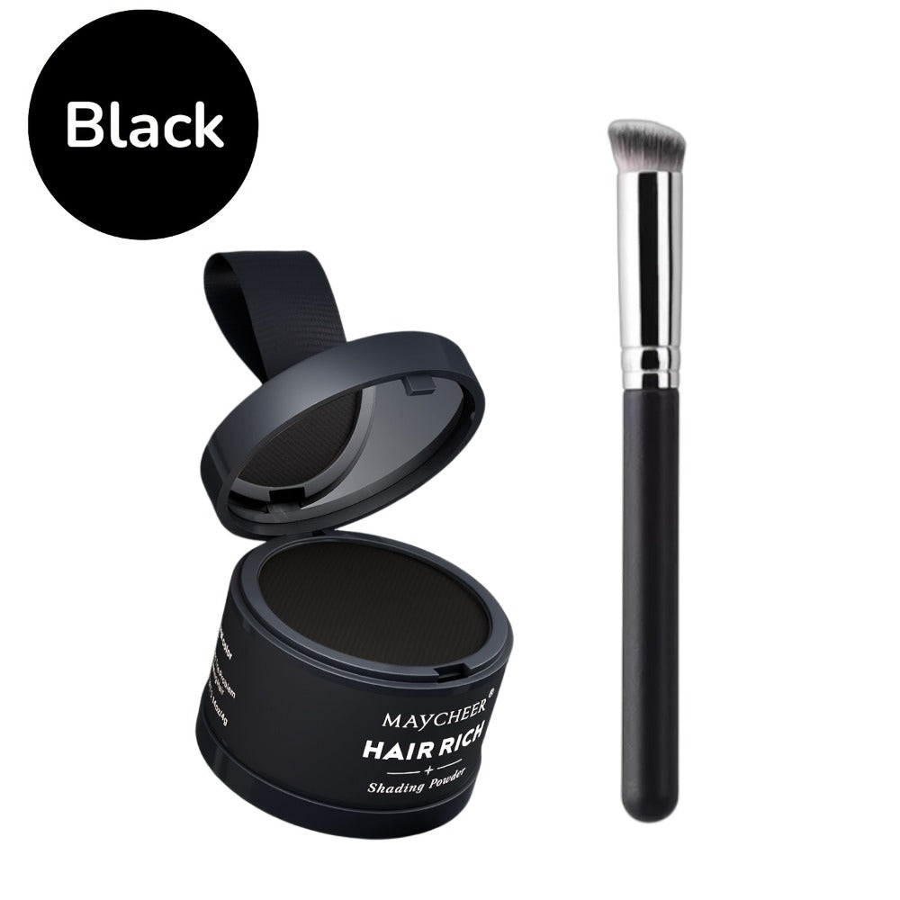 Beard Touch-Up Powder for Men - Instant Gray Coverage Beard Filler for Sparse Patchy Beard Eyebrows Hairline Temples Natural Finish Skin Friendly Long Lasting 5 Colors Available