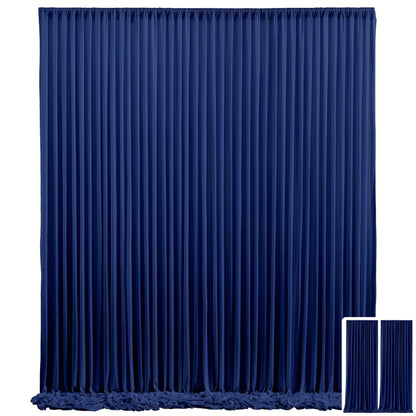Two-Piece Photography Backdrop Curtain Set with 150 cm Width and 215 cm or 300 cm Height Options