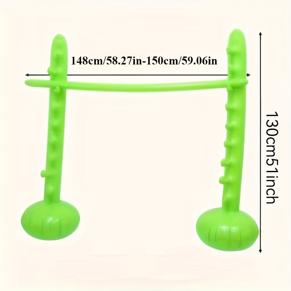Inflatable Limbo Game Set for Adults & Kids – Fun Party Outdoor Lawn Game with Sturdy Stand, Ideal for Family Events, BBQ, Beach & Group Gatherings