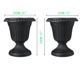2 Pcs - 10" x 12" - S- Black