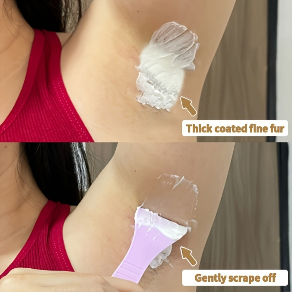 Hair Removal Cream ROZINO 150g Coconut Oil Pump Bottle with Carton for External Body Grooming