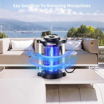 Pest Control Mininoon Electric Light-Grid Device with Dual LED Layout, 15W Marking and Hanging Chain
