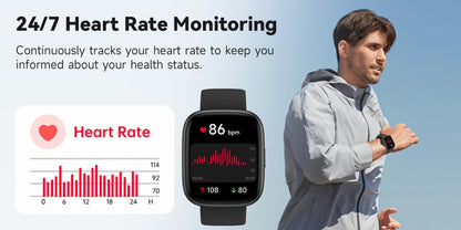 Smartwatch – Alexa Built-in Waterproof 1.83" HD – Wireless Calling, 100+ Sport Modes, Heart Rate SpO2 Sleep Tracker, Optional Woven…