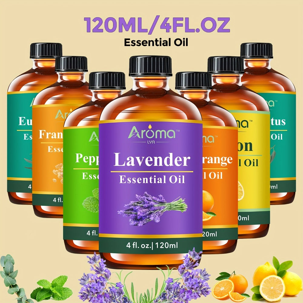 Essential Oil 118ml Multi-Scent Selection with Lavender, Tea Tree, Citrus and Herbal Options