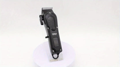Men's Grooming Kit Hair Clipper Set USB Rechargeable LCD Display - Professional Clipper Razor T-Blade Trimmer 8 Guide Combs & Apron Complete Home Barber Kit Gold Black Gift for Men