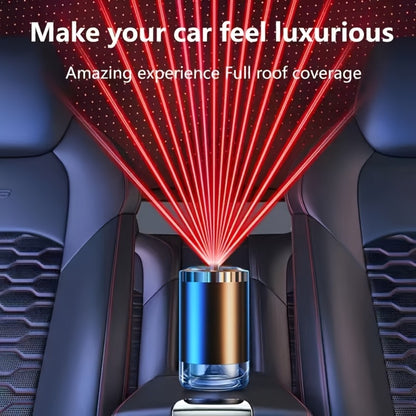Car Aroma Diffuser - Smart In-Car Essential Oil Diffuser with Ambient RGB Light & Starlight Projection, Auto On/Off, Long-Lasting Natural Fragrance for Car, Home & Office (Gardenia or Cologne Scent)