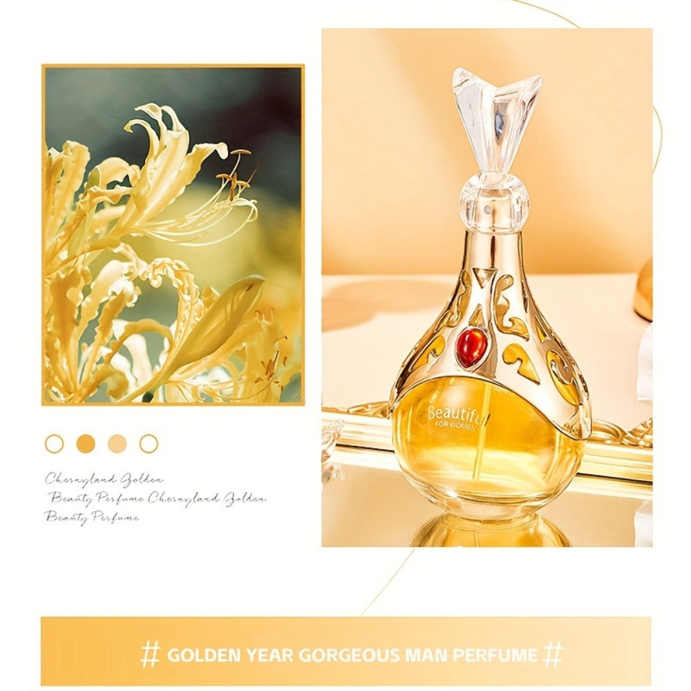 Eau de Parfum Floral Collection for Women 100ml with Talc-Free Formula & 3 Bottle Styles for Daily Wear