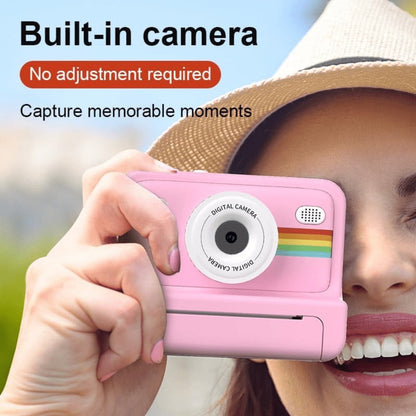 Instant Print Digital Camera with 1-Second Photo Printing | 1080P HD Screen, Selfie & Video Camera, 3 Rolls Paper Included | Portable Travel Camera Gift for Kids, Teens & Adults