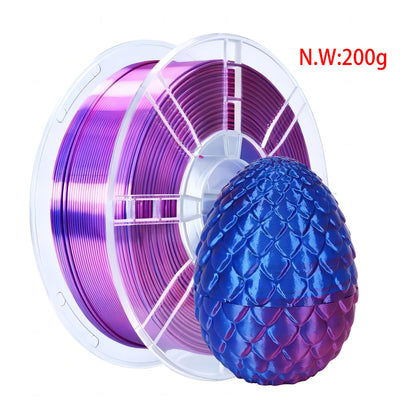 3D Printer Filament KELEIDI Multicolor PLA 1.75mm 200g Spool with Five Gradient Color Combinations