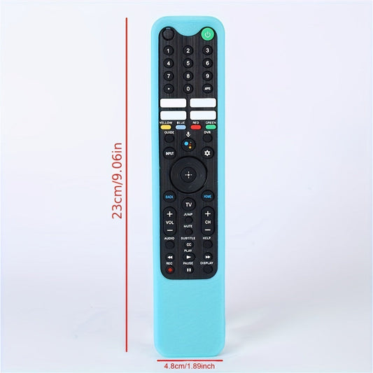 Glow in the Dark TV Remote Silicone Case Universal with Lanyard – Anti-Slip Protective Cover, Remote Holder for Most TV Remotes, Drop Protection, Red & Dark Green, Never Lose Your Remote Again