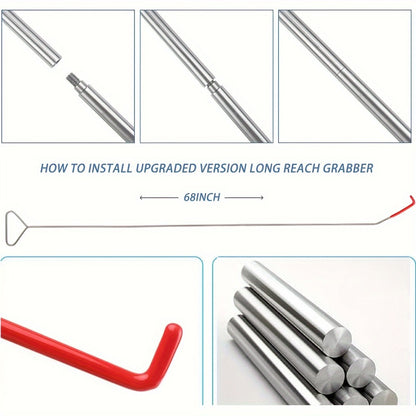 Car Lockout Kit Emergency Door Opener Tool Set with Carrying Bag - Portable Vehicle Unlock Kit for Locked Car Doors