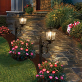 2-Pack Flower Pot Solar Lights