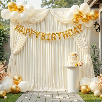 Two-Piece Photography Backdrop Curtain Set with 150 cm Width and 215 cm or 300 cm Height Options