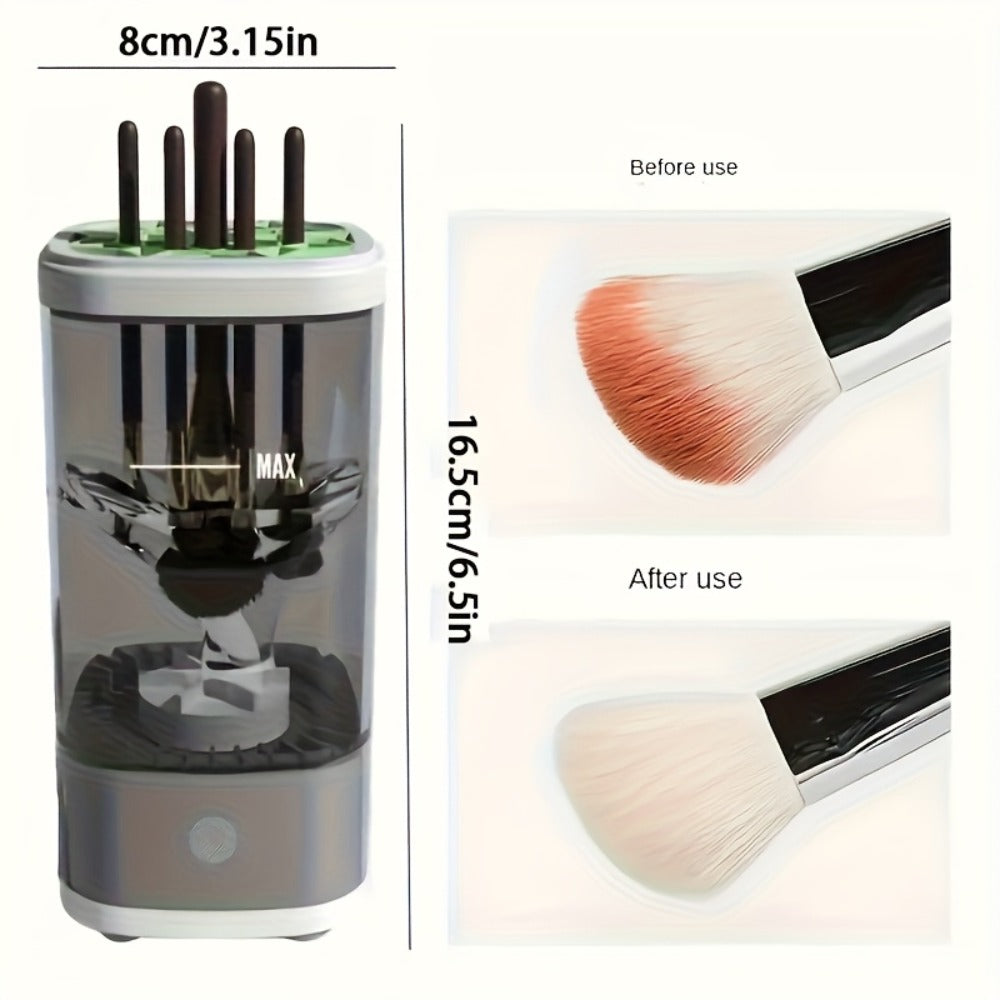 Electric Makeup Brush Cleaner 7000RPM Handheld Automatic USB & Battery Powered - Cosmetic, for Makeup, Travel and Everyday Vanity Use