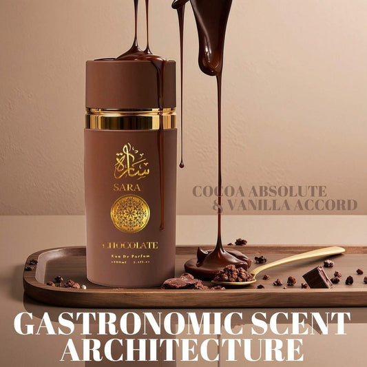 Women's Perfume Sarah Chocolate Gourmand Eau de Parfum — Long Lasting Sweet Floral Fragrance 3.4 oz | Cocoa, Vanilla & Amber | Romantic Gift for Her