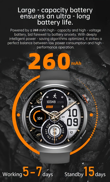 Smart Watch Hexagonal-Bezel 1.83-Inch Display with Wireless Calling, Custom Faces and Four Styles