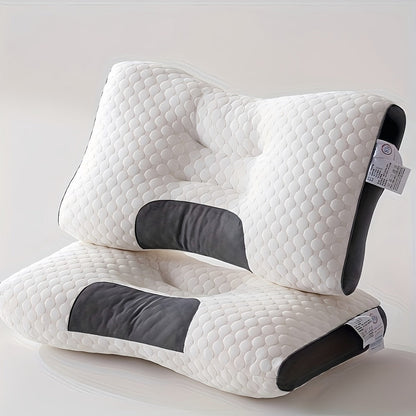 Neck Pillow for Sleeping Set of 2 Ergonomic Cervical Support Pillow Soft Adjustable Contour Design Washable Cover Premium Filling for Side Back Stomach Sleepers