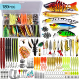 189pcs Fishing lures kit