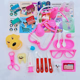 Doctor toy 40-piece set pink (accessory colors random)