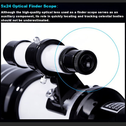 F30070 Refractor Telescope Kit with 13.6-Inch Tube, 20.9-Inch Tripod and Phone Adapter Pictured