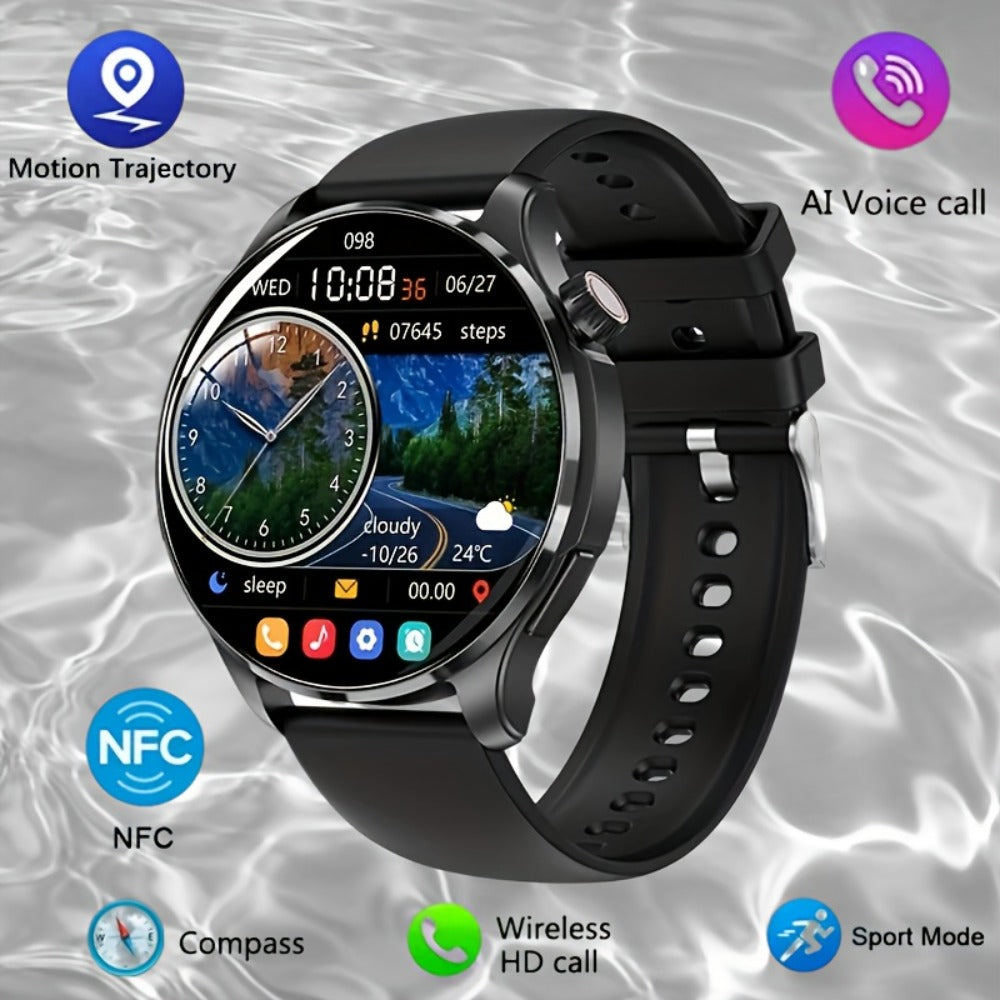 Smartwatch 2.01 Inch Round OLED Screen with 95% Ratio, Music Control and 300mAh Battery in Seven Styles
