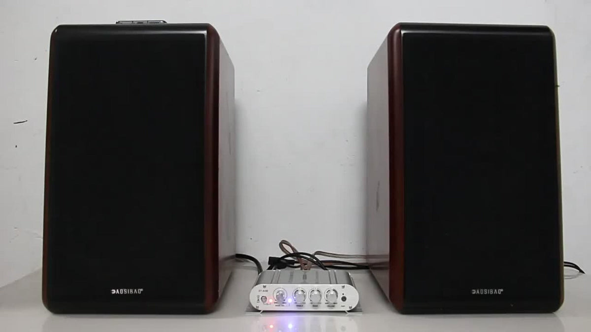 400W Car Audio Amplifier 2.1 Channel 12V Vehicle Sound System Stereo Bass Booster with Aluminum Alloy Housing