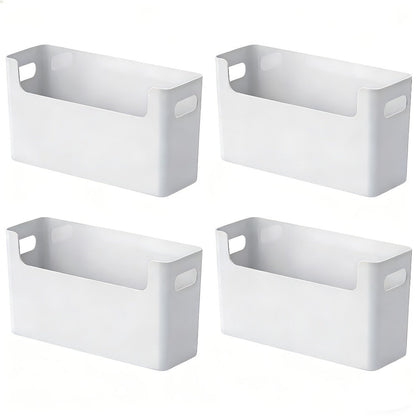 Plate Organizer for Kitchen Counter - Stackable Dish Rack for 6 to 9.5 Inch Plates, Durable Plastic Plate Storage with Colorful Lids, Space-Saving Design for Kitchen, RV, Camping or Outdoor Use