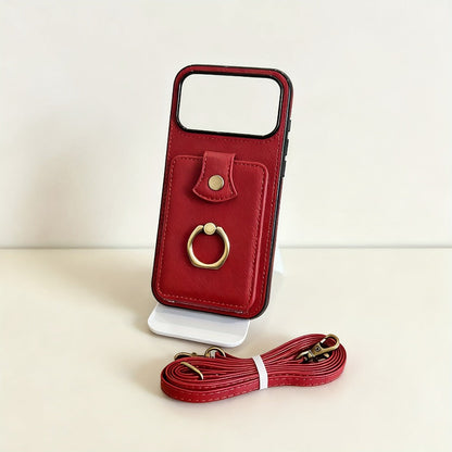 Phone Case RFID-Blocking Wallet with 2–3 Card Holder, Fold-Out Kickstand and Magnetic Charging for Select iPhones