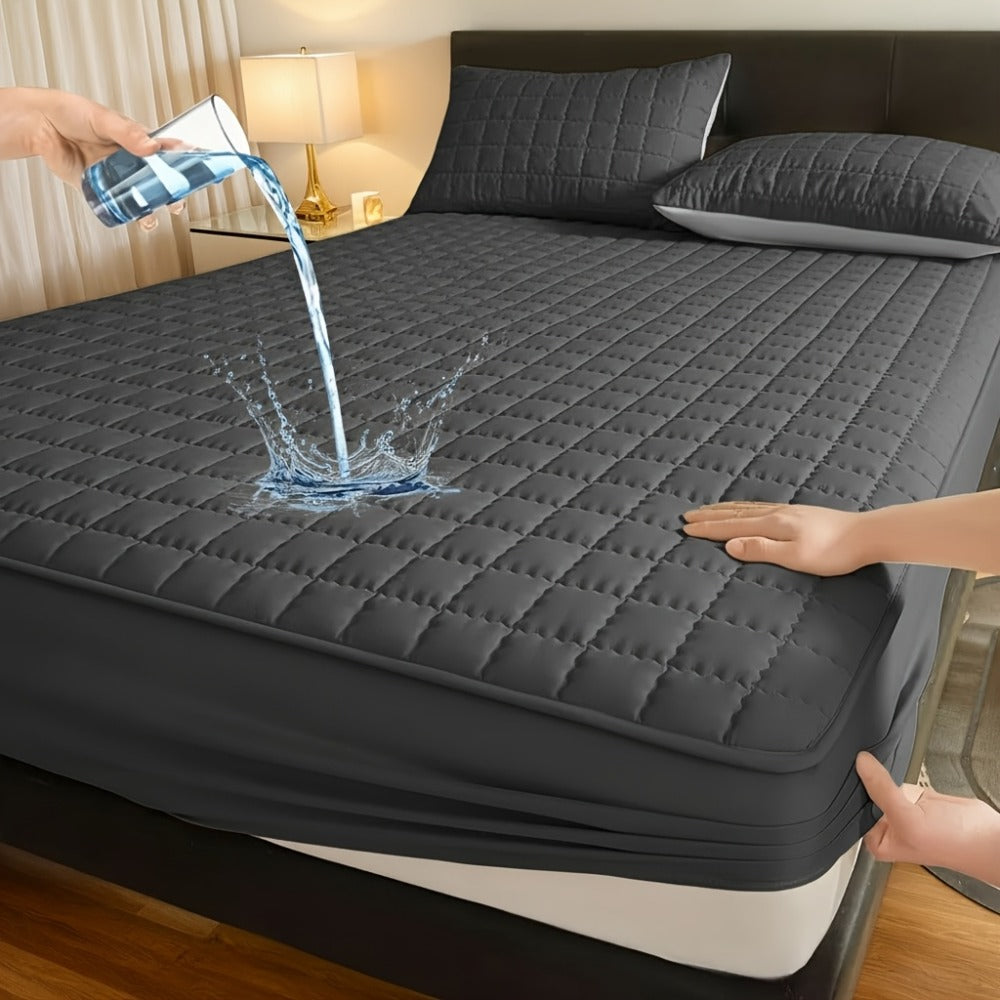 Fitted Mattress Protector with Deep Pocket in Twin, Full, Queen and King Sizes and Multiple Colors