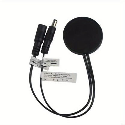 Hidden Touch Sensor LED Dimmer Switch DC 5-24V, Capacitive Touch Dimming Switch for LED Light Strip