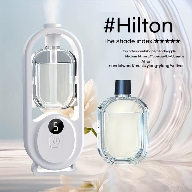 USB Essential Oil Diffuser with Five-Level Display, Multicolor Light and One-, Three- or Five-Bottle Bundles