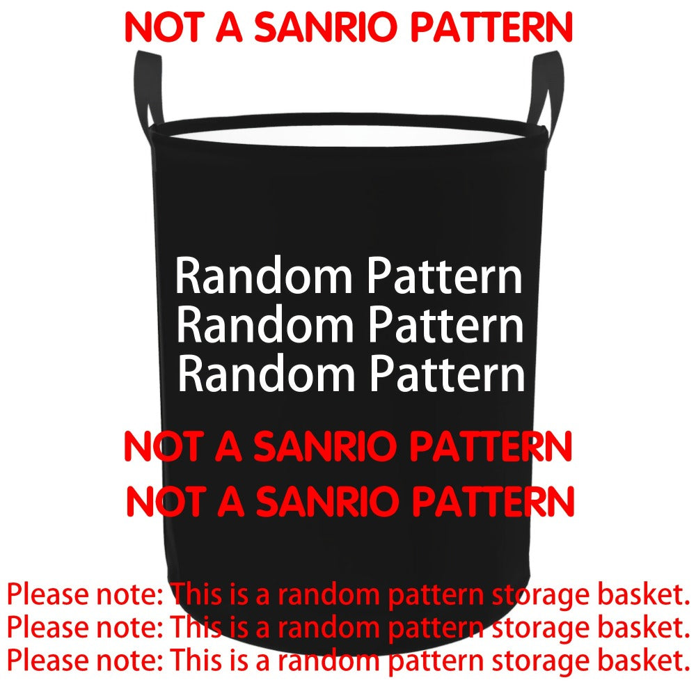 Collapsible Laundry Hamper with Bow Cat Prints, Two Handles and 40 x 50cm Size in Nine Pattern Options