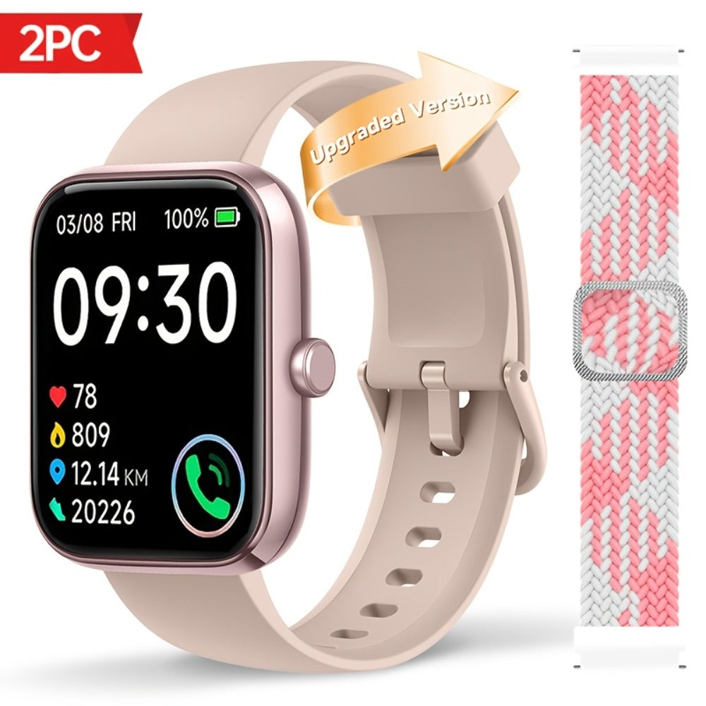Smartwatch – with Alexa Built-in FAWEIO 1.95" Large Display, Wireless Calling, 100+ Sport Modes, Pedometer Heart Rate Sleep Blood…