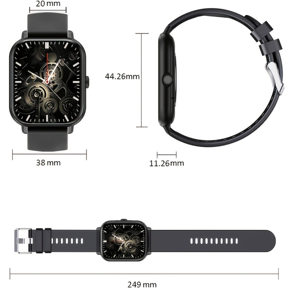 Smartwatch – Smart Bracelet 1.83" Full Touch – Wireless Calling, Message Notifications, Fitness & Multi-Sport Tracker, Heart Rate…