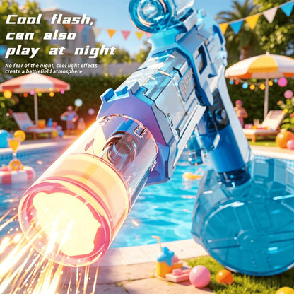 2-Piece Light-Up Automatic Water Spray Toy Set with LED Effects, Sound and Three Color-Pair Options
