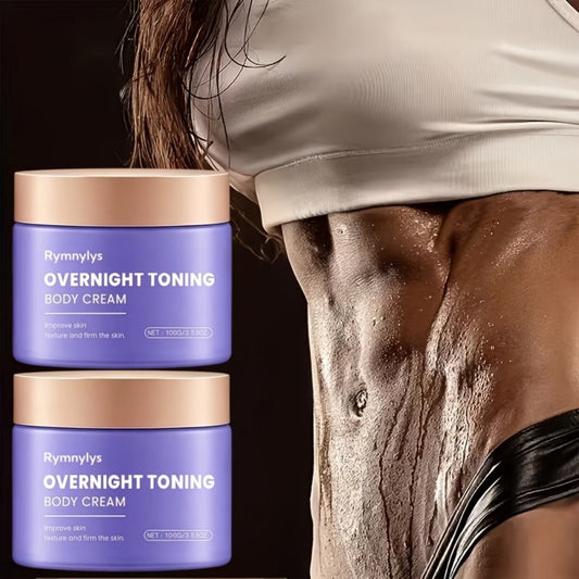 Body Firming Cream Night — Lifting & Tightening with Plant Extracts | 24H Hydration Moisturizer for Abdomen Thighs Buttocks | Sensitive Skin Safe Unisex Body Lotion | 3.53oz Anti-Cellulite Sculpting Cream
